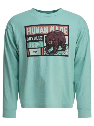 Human Made T-shirt With Print T-shirts Green