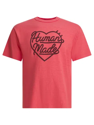 HUMAN MADE T-SHIRTS RED