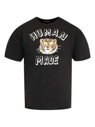 Human Made Tiger Graphic T-shirt In Black