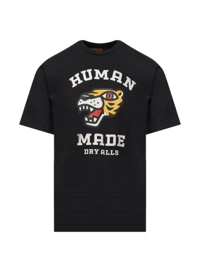 Human Made Tiger-graphic T-shirt In Black