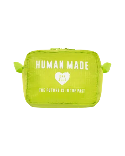 Human Made Kids' Travel Pouch In Green