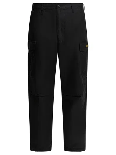 Human Made Cotton Cargo Shorts Belt Loops Pockets In Black