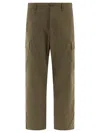 Human Made Mid-rise Cargo Trousers With Adjustable Drawstring