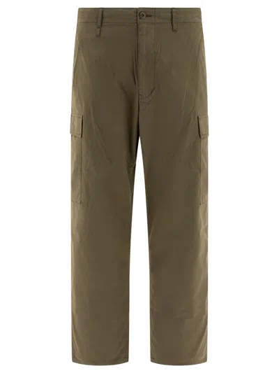 Human Made Trousers In Green
