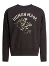 Human Made Tsuriami Graphic-print Cotton Sweatshirt In Brown
