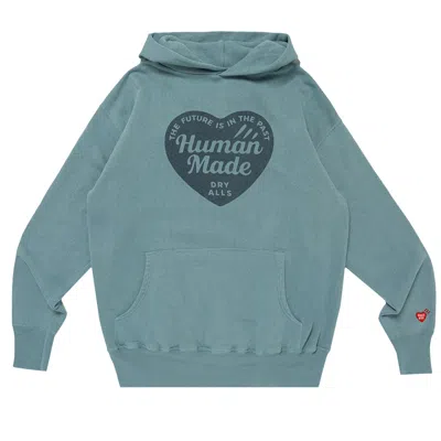 Pre-owned Human Made Tsuriami Hoodie 'blue' | Men's Size S