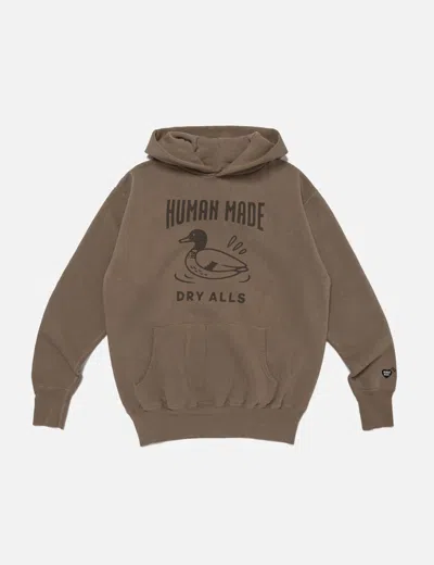 Human Made Tsuriami Hoodie In Brown