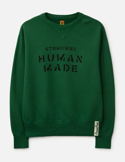 Human Made Tsuriami Sweatshirt In Green