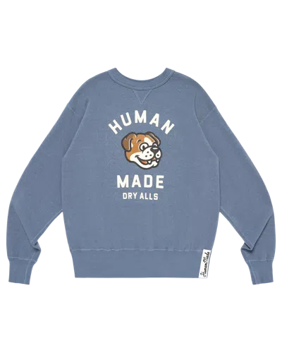 Human Made Kids' Tsuriami Sweatshirt In Blue