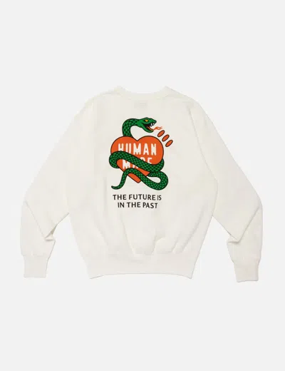 Human Made Tsuriami Sweatshirt In White