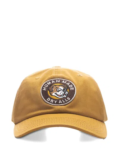 Human Made Twill Logo Patch Cap In Yellow