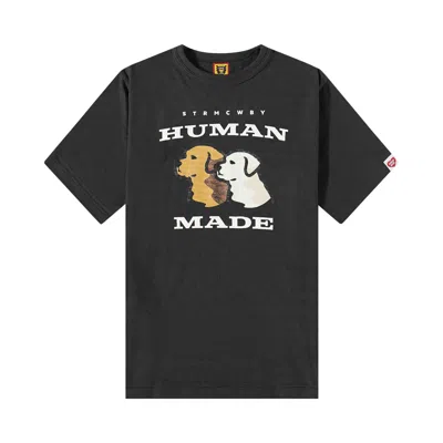 Pre-owned Human Made Two Dogs Tee #12 'black'
