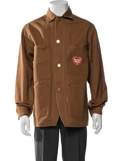 Pre-owned Human Made Utility Jacket In Brown