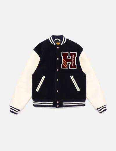 Human Made Varsity Jacket In Black
