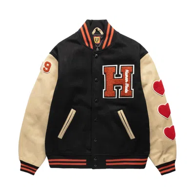 Pre-owned Human Made Varsity Jacket 'black' | Men's Size M