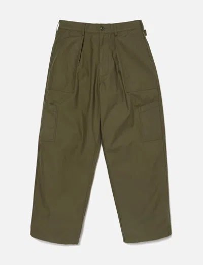 Human Made Wide Mechanic Pants In Green