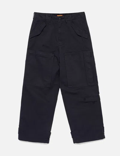 Human Made Wide Military Pants In Black