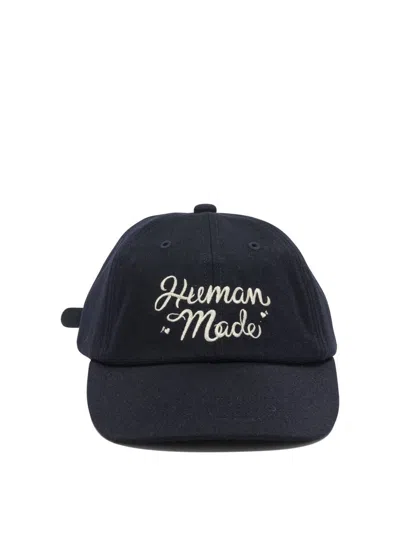 Human Made Wool Baseball Cap In Blue