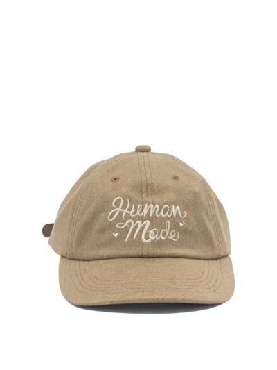 Human Made Wool Baseball Cap In Sand