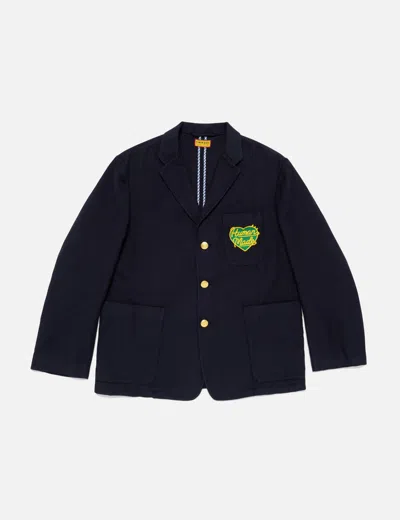 Human Made Wool Blend Blazer In Blue