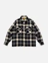 Human Made Wool Check Shirt Jacket In Multi