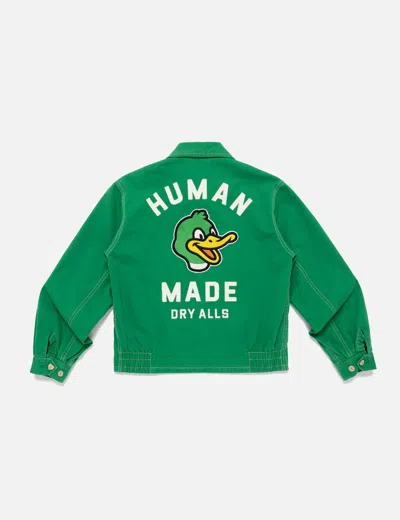 Human Made Work Jacket In Green