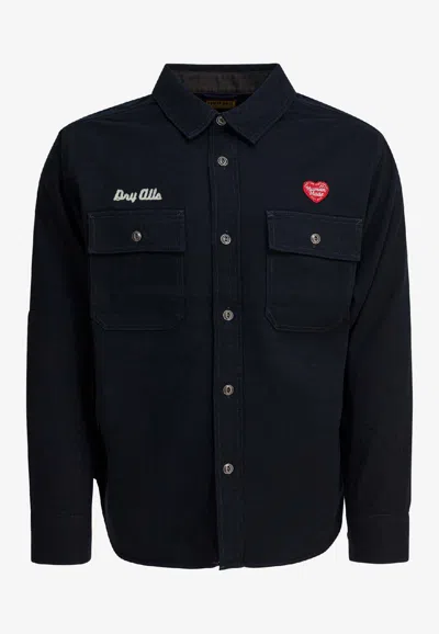 Human Made Work Printed Jacket In Black