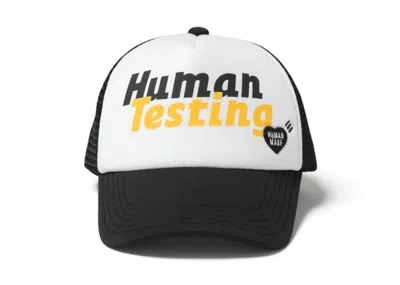 Pre-owned Human Made X Asap Rocky Human Testing Mesh Cap In Black White