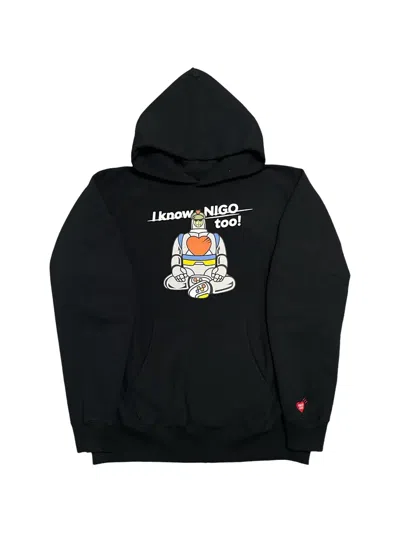 Human Made X I Know Nigo Too Graphic-print Hoodie In Black