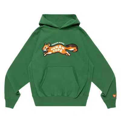 Pre-owned Human Made X J-hope Human Hope Heavyweight Hoodie 'green' | Men's Size Xxl