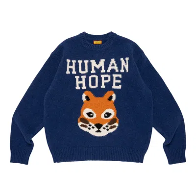 Pre-owned Human Made X J-hope Human Hope Low Gauge Knit 'navy' | Blue | Men's Size M