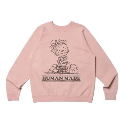 Human Made X Peanuts #2 Charlie Brown Sweatshirt 'pink'