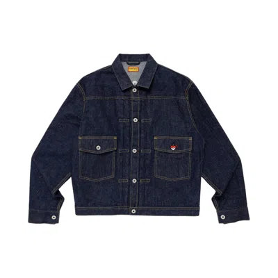 Pre-owned Human Made X Pokémon Made Denim Jacket 'indigo' | Blue | Men's Size S