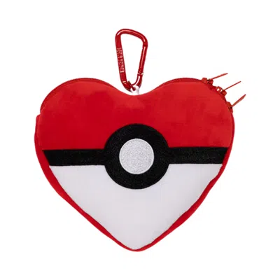Pre-owned Human Made X Pokémon Made Heart Stuffed Passcase 'red' | Men's Size Onesize