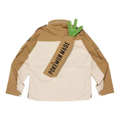Human Made X Pokemon Made Utility Jacket 'beige' In Multi