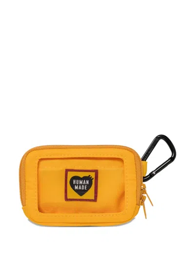 Human Made Zip Military Card Case In Yellow