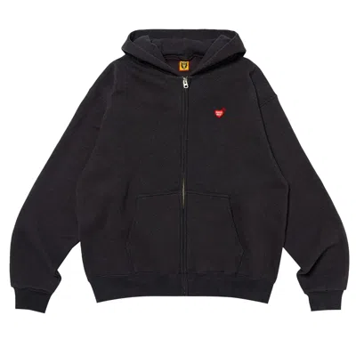 Pre-owned Human Made Zip-up Hoodie 'black'