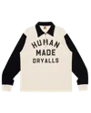 Human Made Zip-up L/s T-shirt In Black