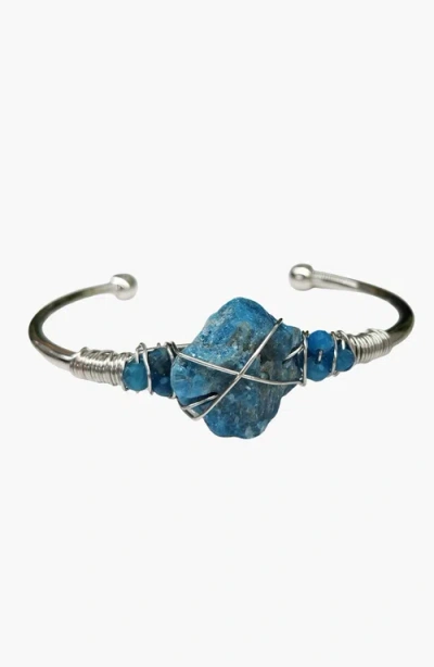 Humanist Beauty Gemstone Wire-wrapped Bracelet