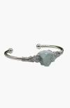 Humanist Beauty Gemstone Wire-wrapped Bracelet