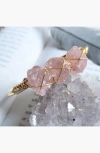 Humanist Beauty Gemstone Wire-wrapped Bracelet