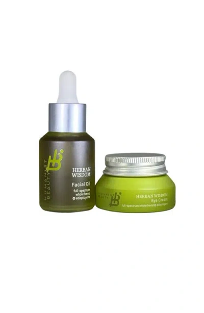 Humanist Beauty Herban Wisdom Eye Cream And Facial Oil Set In Transparent