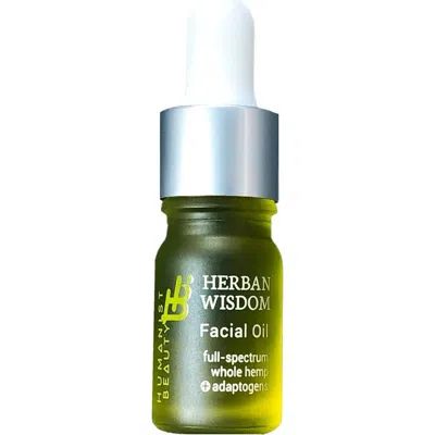 Humanist Beauty Herban Wisdom Facial Oil In Transparent