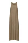 Humanoid Dress Clothing In Brown