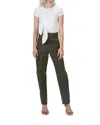 Humanoid Peggy High Waist Pants In Military In White