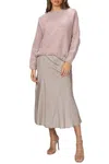 Humanoid Etta Skirt In Powder Stripe In Blue