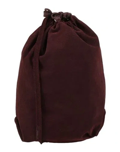 Humanoid Woman Cross-body Bag Deep Purple Size - Leather In Burgundy