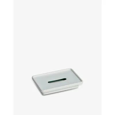 Humanrace Body Bar Rectangular Ceramic Dish 12.4cm X 8cm In White