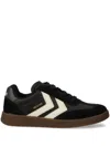 Hummel Chevron-detail Low-top Sneakers In Black