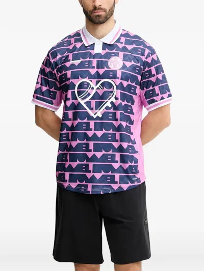 Hummel Love Loose Logo-print Short-sleeve T-shirt In Pink